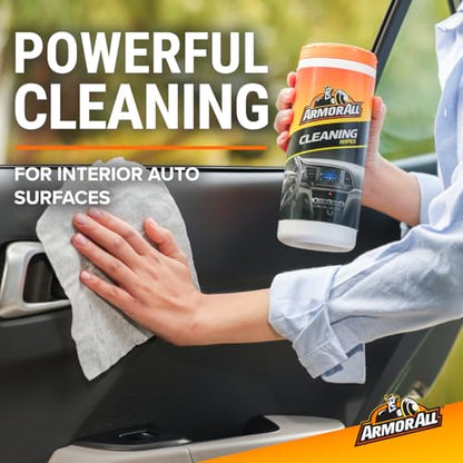 Armor All Car Cleaning Wipes 90-Count - Convenient Car Interior, Dashboard, Leather, Fabric & Vinyl Wipes, Gift for Car Lovers - size: 90 Count (Pack of 1)