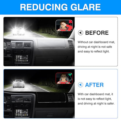 Autorder Dashboard Cover Mat for 1998-2002 2003 2004 Toyota Tacoma Accessories Dash Cover Upgrade Velvet Dash Mat Sunshade Glare UV Rays Protector - size: Black 1998-2004 Toyota Tacoma