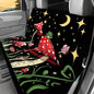 Mushroom Frog Car Seat Cover Universal Fit Trucks SUV Rear Bench Seat Covers Night Moon Star Car Accessories for Women Interior Cute - color: 1 Mushroom Frog Star