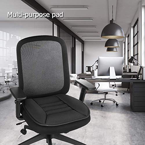 Big Ant Car Seat Cushion Pad Memory Foam Seat Cushion,Pain Relief Cushion Comfort Seat Protector for Car Office Home Use,Black 1PC
