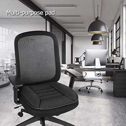 Big Ant Car Seat Cushion Pad Memory Foam Seat Cushion,Pain Relief Cushion Comfort Seat Protector for Car Office Home Use,Black 1PC