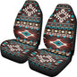 Dreaweet Aztec Car Seat Covers Front Seats Only Southwestern Car Accessories Interior 2 Piece Washable Universal High Back Bucket Seat Covers for Most Cars SUV Trucks - color: Aztec Southwestern