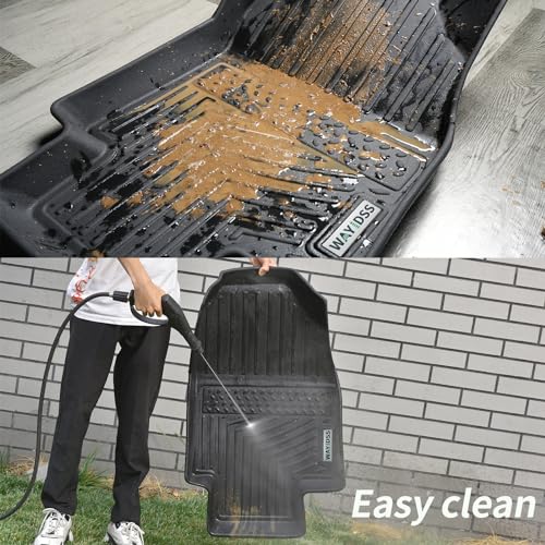 Floor Mats for Kia Carnival 2022 2023 2024 2025 8 Seats (Not for Hybrid & Prestige with Trunk Mat Fit LX w/seat Package, EX, SX, All Weather Car Floor Liners & Cargo Liner Accessories - size: jiahua4.4