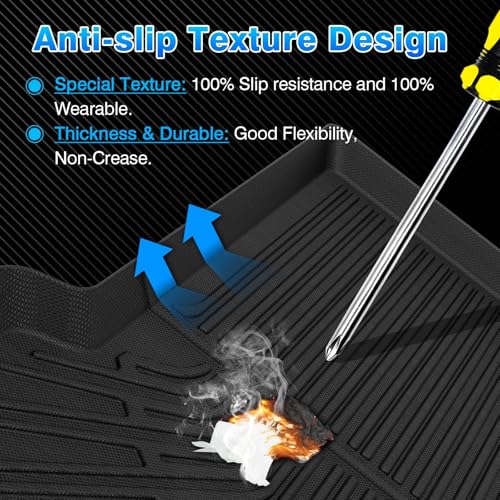 4Runner Cargo Liner - Trunk Mat for Toyota 4Runner 2003-2009, All Weather Cargo Mat for 4Runner Accessories, Heavy Duty Car Mats, Car Accessories - size: 2)Toyota 4runner 2003-2009
