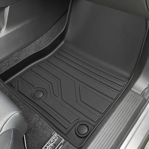KARPAL Floor Mats for Nissan Rogue 2021-2025 2026, TPE Rubber All Weather Protection Floor Liners Nissan Rogue Accessories Car Mats, Front & 2nd Row - style: 2021-2026 | For Nissan Rogue | 1st & 2nd Row