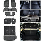 Floor Mats for 2021-2025 2026 Jeep Grand Cherokee L (Only for 7 Seats), 2 Row Bucket Seat TPE Floor Liners & Trunk Mat & 2nd and 3rd Backrest Mat for Grand Cherokee Accessories - size: 2021-2026 Jeep Grand Cherokee L Full Mats-7 Seats