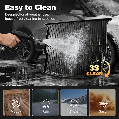 AOMSAZTO Cargo Liner for 2019-2025 2026 Chevy Blazer - All Weather Protection Trunk Mat Waterproof Custom Fit Car Accessories for Chevrolet Blazer (Not for EV) - size: Blazer 2019-2026