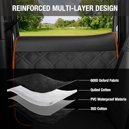 Dog car Door Protector: 20% Larger Designed Dog for Trucks & Large SUVs, 2 Packs [Left + Right] Thickened Waterproof Car Door Protector from Dog Scratching - size: Fit for Large SUV and Trucks