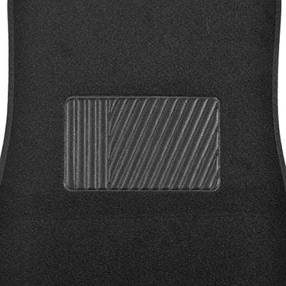 Motor Trend Premium Inter-Lock Backing Carpet Car Floor Mats - Front & Rear, Thick & Durable Auto Protection, Fits Most Cars Truck SUV Coupe Sedan - color: Black