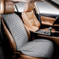 Faux Linen Front Car Seat Cover – Non-Slip Bucket Seat Protector for Most Cars, SUVs, Vans & Trucks – 1 Seat Cover, Machine Washable, Side-Airbag Friendly, Cool Gray