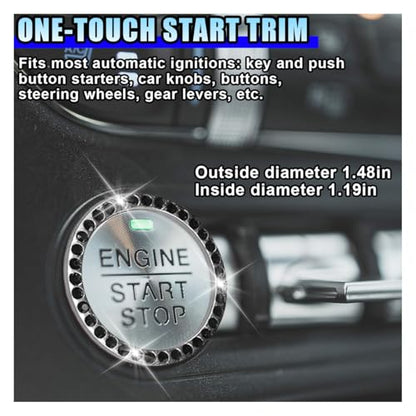 10PCS Fluffy Car Accessories Set, Furry Steering Wheel Cover with Warm Fuzzy Gear Shift Cover Ball Keychain Handbrake Cover Console Seat Belt Shoulder Pads & Diamond Ignition Ring Cup Mats (Black) - color: Black