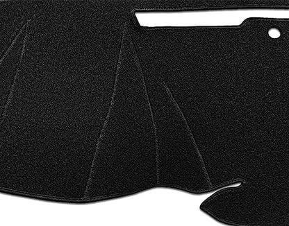 Yiz Dashboard Mat Dash Cover Custom Fit for 2015-2020 Chevy Chevrolet Tahoe Suburban/GMC Yukon Without Forward Collision Alert, Without Head Up Display (Black) J133