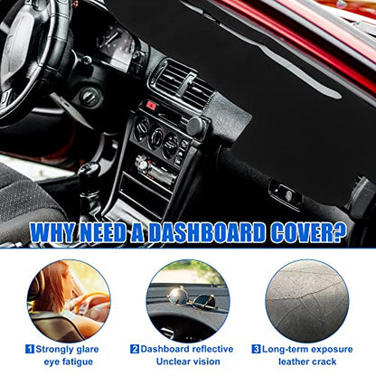X AUTOHAUX Dashboard Covers for Toyota 4Runner 2003-2009 Dash Cover Mat Non-Slip Pad Protector Carpet