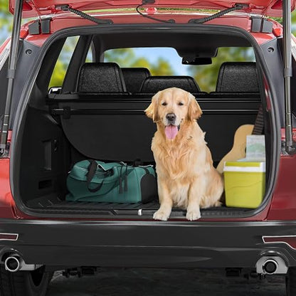 OEDRO Cargo Trunk Liner Fit for 2010-2017 Chevrolet Equinox L/LS/LT/LTZ/Premier& 10-17 GMC Terrain SL/SLE/SLT/Denali, All Weather Custom Fit Anti-Slip Cargo Mat, Black - style: 10-17 Equinox/Terrain Cargo Liners