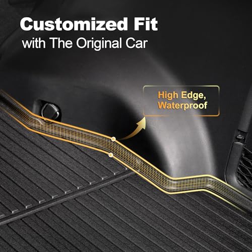 AOMSAZTO Cargo Liner Fit for Buick Envision 2021 2022 2023 2024 2025 2026 - Custom Fit TPE All Weather Cargo Mat Trunk Mat for Envision, Black - style: (3) 2021-2026 Envision | Cargo Mat