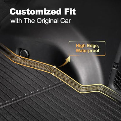 AOMSAZTO Cargo Liner Fit for Buick Envision 2021 2022 2023 2024 2025 2026 - Custom Fit TPE All Weather Cargo Mat Trunk Mat for Envision, Black - style: (3) 2021-2026 Envision | Cargo Mat