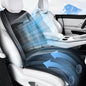 FLORICH Cooling Car Seat Cover, Ventilated Seat Cushion Cooling Car Seat Pad for Summer Driving with 2 Powerful Turbo Fans Universal Fit for Car SUV Truck Van-Black - color: Black