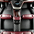 Customize Personalized Floor Mats for Cars, Full Coverage Luxury Car Mats, Anti-Slip Car Mat Set, Custom Floor Mat Suitable 99% of Sedan Trucks SUV auto (Black A) - color: Black A