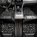 4 Pcs Waterproof Car Floor Mats - Anti-Slip Car Mats Full Set Gray Flying Bats Halloween Universal Fit Car Carpet, Car Accessories Interior for Car, Truck, SUV