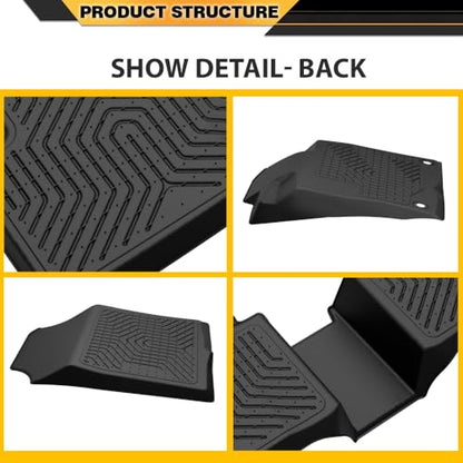 G-PLUS Cargo Liners Compatible with 2016-2021 Honda Civic Sedan/Hatchback 4-Door,Fit 2016-2021 Honda Civic Coupe 2 Door,Floor Liners Interior Accessories Floor Liner - size: Fit Honda Civic 16-21 | 3PCS