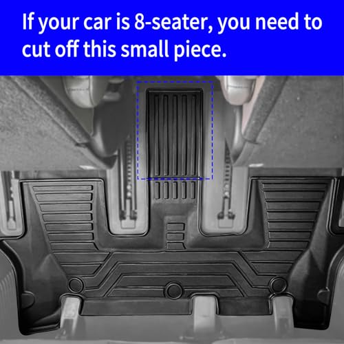 Floor Mats Compatible with 2020-2025 Kia Telluride 7&8 Seats (Not for 2027) Trunk Mat Cargo Mat Cargo Liner Back Seat Cover 2024 Telluride Accessories (Trunk Mat with Backrest Mat+Floor Mats) - color: Trunk Mat with Backrest Mat+Floor Mats