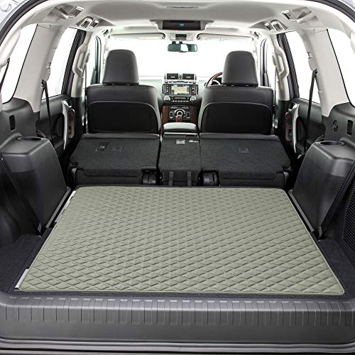 FH Group F16501GRAY-46 Deluxe Heavy Duty Faux Leather Diamond Pattern Multi-Purpose Gray Automotive Cargo Liner fits most Cars, SUVs, and Trucks, 46 inches - color: Gray, size: 40 x 46 Inches