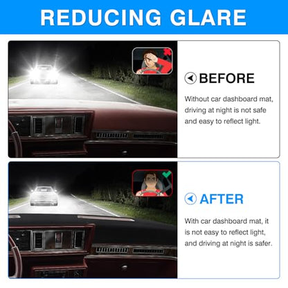 Autorder Dashboard Cover Mat for Olds Oldsmobile Cutlass Calais Accessories Dash Cover Upgrade Flannel Dash Mat Sunshade Glare UV Rays Protector - size: For Olds Oldsmobile Cutlass Calais