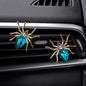 2 Pack Spiders Car Vent Clips Air Freshener Rhinestones Bling Aesthetic Car Vent Accessories Dash Blue Cool Goth Car Accessories