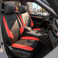 GIANT PANDA Front Car Seat Cover for Hyundai Sonata Elantra Tucson Santa Fe Accent Kona Palisade Genesis Venue Ioniq, Faux Leather Bucket Seat Covers Custom Fit Hyundai (Black+Red) 2 Pack - color: Red