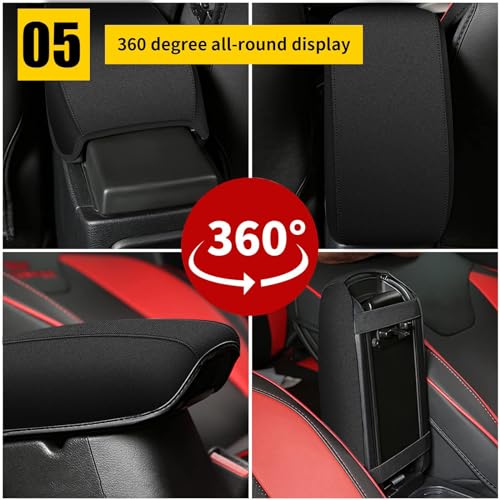 AOMSAZTO Neoprene Armrest Covers for 2015-2019 Hyundai Sonata - color: Neoprene