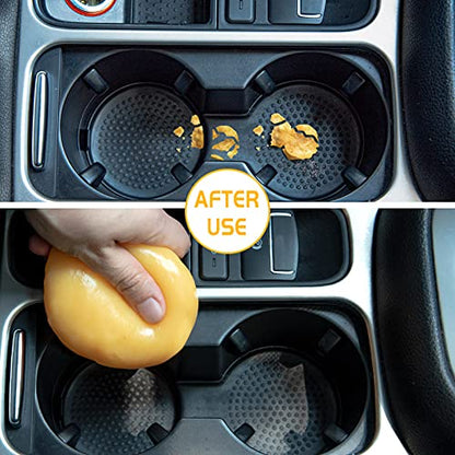 TICARVE Car Cleaning Gel Car Detailing Putty Car Cleaning Putty Gel Auto Detailing Tools Car Interior Cleaner Car Cleaning Kits Cleaning Slime Keyboard Cleaner Yellow - color: Yellow