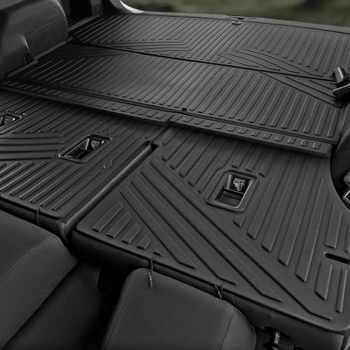 Cargo Mat for 2025 2026 Subaru Forester, Full Coverage All Weather TPE Cargo Liner Trunk Mat with Backrest Mat for Subaru Forester Accessories (Gas Only)