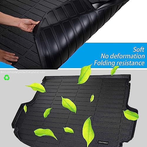 KELCSEECS Floor Mats & Cargo Liner for 2026 2025 2024 2023 Honda HRV/2026 2025 2024 2023 Honda HRV Hybrid All Weather Car Mats Trunk Liner HR-V Floor Mats Accessories Black - style: 6)For 2023-2026 Honda HR-V Full Set
