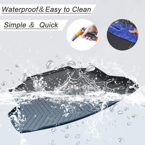 Civic Sedan Cargo Mat - Compatible with 2016-2021 Models，All Weather Rear Cargo Liners Trunk Tray Floor mats，3D Tech Modeling Waterproof Durable Odorless TPO Accessories, No 2-Doors/Hatchback Models - size: For 2016-2021 Honda Civic Sedan