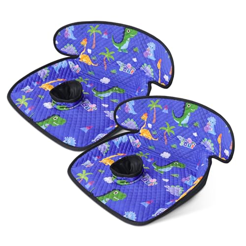 2 Pack Car Seat Protector for Potty Training, Waterproof Piddle Pad with 360° Leak-Proof & Non-Slip Backing, Portable Seat Cover for Toddler, Fits Car Seats Strollers High Chairs(Blue, 2PC) - color: Blue, size: 2 Pack
