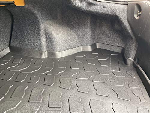 Premium Cargo Liner for Ford Mustang 2015-2023 - 100% Protection - Custom Fit Car Trunk Mat - All-Season Black Cargo Mat - 3D Shaped Laser Measured Trunk Liners for Ford Mustang 2015-2023