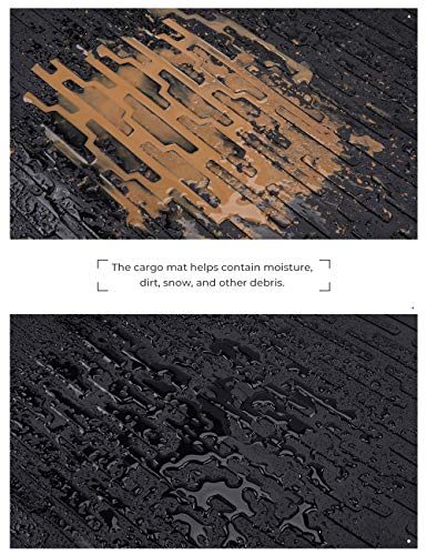 JOYTUTUS Cargo Mat Compatible with 2011-2021 Grand Cherokee WK2 & 2022 Grand Cherokee WK, All Weather Protection Cargo Liners Trunk Mats Vehicle Carpet Heavy Duty Waterproof Odorless Durable Black - size: Grand Cherokee WK
