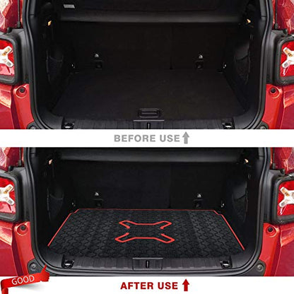 Cartist Cargo Liner Compatible with 2015-2024 Jeep Renegade Trunk Mat Car Rear Boot Liner