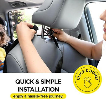 GRBVFDS 2 Pack X-Large Waterproof Kick Mats Backseat Protector, Durable Car Seat Back Protectors for Vehicles to Protect from Dirt, Mud & Scratches, Fits Most SUVs and Vans