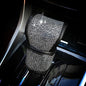 Bling Bling Auto Gear Shift Knob Cover,Auto Shift Gear Cover with Crystal Glitter Bling Rhinestones,Car Knob Gear Stick Protector (Small White Diamond) - size: Gear Shift (Small White Diamond)