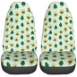 Dujiea Green Cute Avocado Car Front Seat Covers 2 Pcs Universal Auto Seat Covers Front Seats Only, Vehicle Bucket Seat Protectors Fit for Most Car SUV Sedan and Truck - color: Cute Avocado