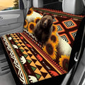 WELLFLYHOM Aztec Bear Car Seat Cover Rear Bench Seat Covers for Truck SUV Sunflower Universal Fit Car Accessories Brown Tribal Auto Bench Seat Cover - color: Aztec Bear