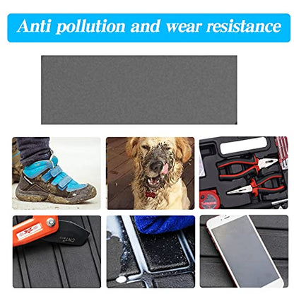 Elsetyler Cargo Liner for 2021 Journey - Black TPO All Weather Heavy Duty Waterproof Rear Cargo Tray Trunk Floor Mat Protector Compatible with 2009-2019 2020 2021 Dodge Journey - color: 2009-2021 Dodge Journey