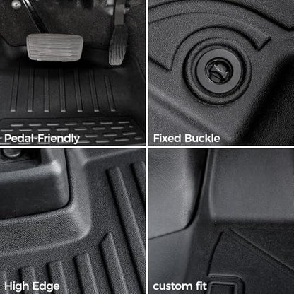 Floor Mats for Honda Odyssey 2018-2026, All Weather Floor Mats Trunk Cargo Liner and Door Sill Guards Accessories, Full Coverage Set - style: For Honda Odyssey | 2018-2026