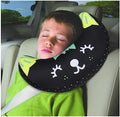 Kids Car Seat Travel Neck Pillow Soft Neck Support Cushion Car Seat Belt Cover Cushion Pillow Car Seatbelt Shoulder Pad Head Neck Support Pillow Seat Strap Pillow for Car Airplane Pushchair Travel - color: Black