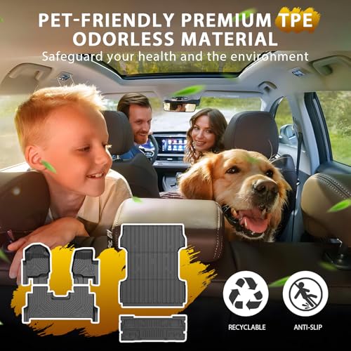 Floor Mats for 2017-2024 2025 2026 Ford F250/F350/F450 Super Duty Crew Cab Truck Bed Mat Tailgate Liner Protector All Weather Replacement for Ford F250/F350/F450 Accessories - size: 3)Ford F250/F350/F450｜17-26｜Truck Full Set