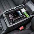 Center Console Organizer Compatible with 2026 2025 2024 2023 Honda CRV Armrest Storage Box Coin and Glass Holder ABS Plastic Insert Secondary Storage Interior Accessories - size: 1 Pcs Center Console Organizer
