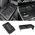 2PCS Center Console Organizer Tray and Armrest Storage Box Compatible with 2026 2025 2024 2023 Honda CRV Accessories Insert Secondary Storage Box with ABS Material - size: 2 Pcs Center Console Organizer