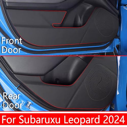 Car Door Anti Kick Pad for Subaru Crosstrek Accessories 2024 2025 2026 Protector Mat Dirty Collision Stickers Interior