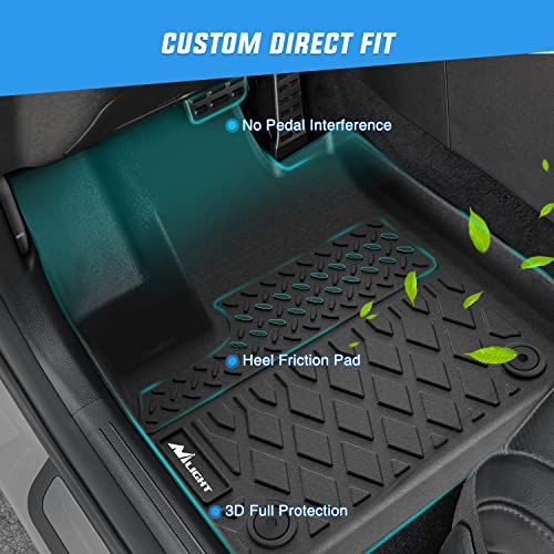 Nilight TPE Floor Mats for Toyota RAV4 2019 2020 2021 2022 2023 2024 2025 2026 All Weather Custom Fit Heavy Duty Floor Liners - color: 2019-2025 Toyota RAV4